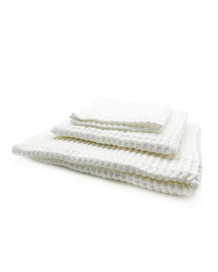 thies 1856 ® veganes Washi Matou Waffel Handtuch aus Recycelter Baumwolle und Hanfpapier