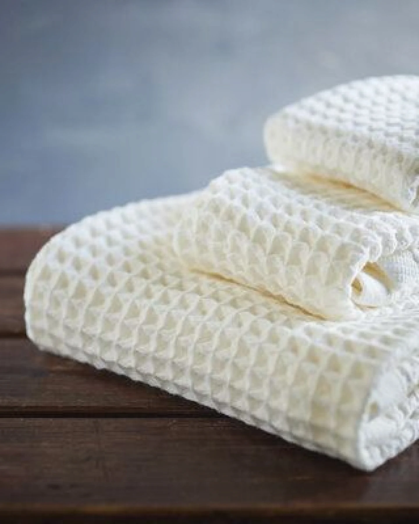 thies 1856 ® veganes Washi Matou Waffel Handtuch aus Recycelter Baumwolle und Hanfpapier – Ansicht 2