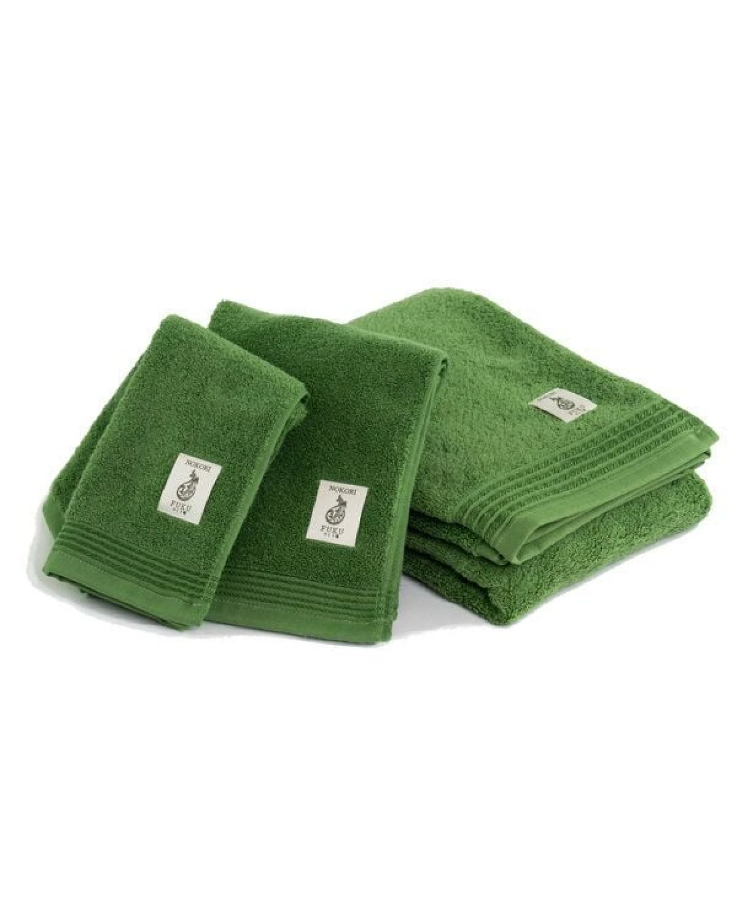 thies 1856 ® veganes Handtuch aus japanischer Biobaumwolle gefärbt mit recycelten Matcha Blättern – Ansicht 2