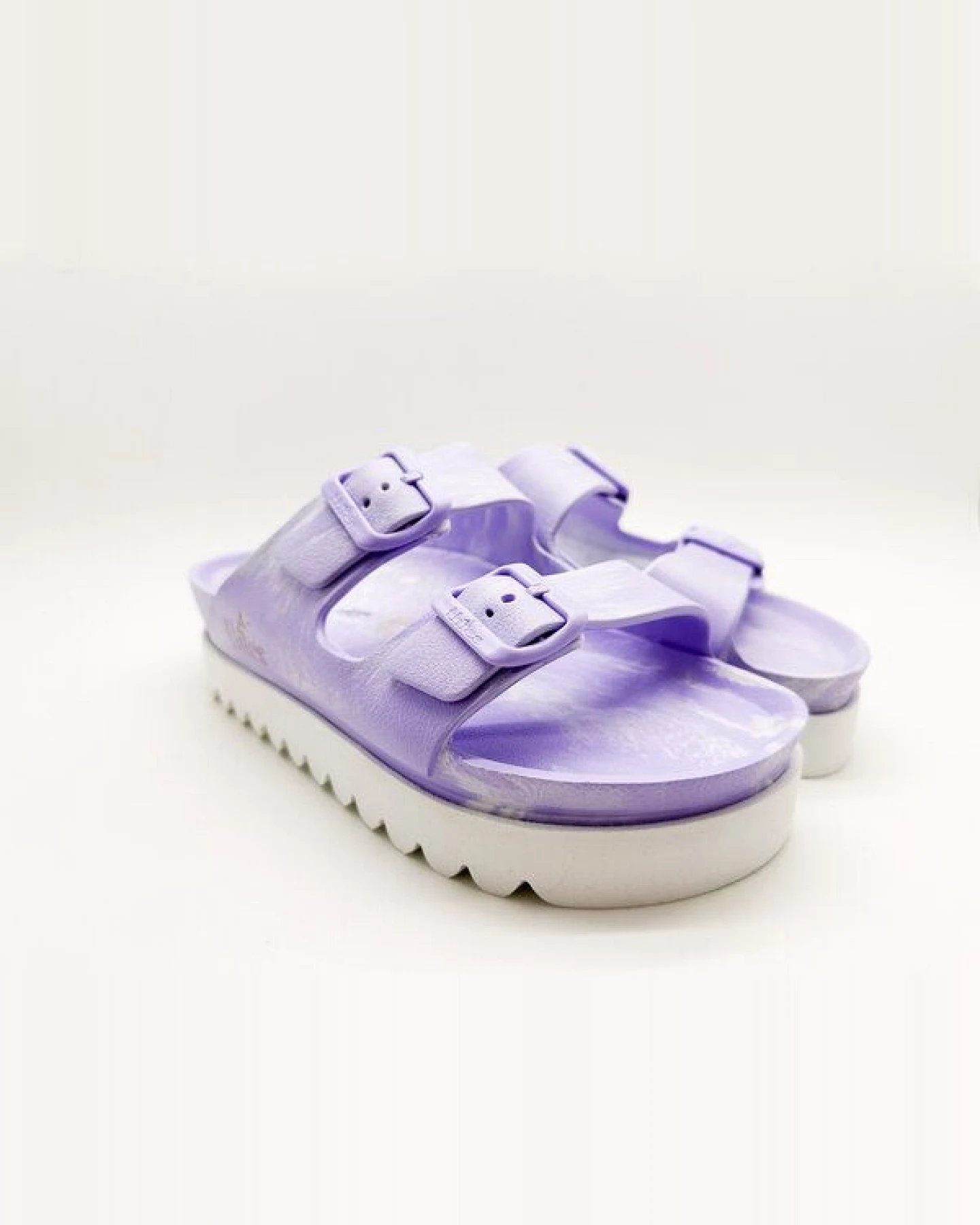 Vegane Bi-Color Ecofoam Plateau Sandale von thies ® aus recyceltem EVA – Ansicht 2