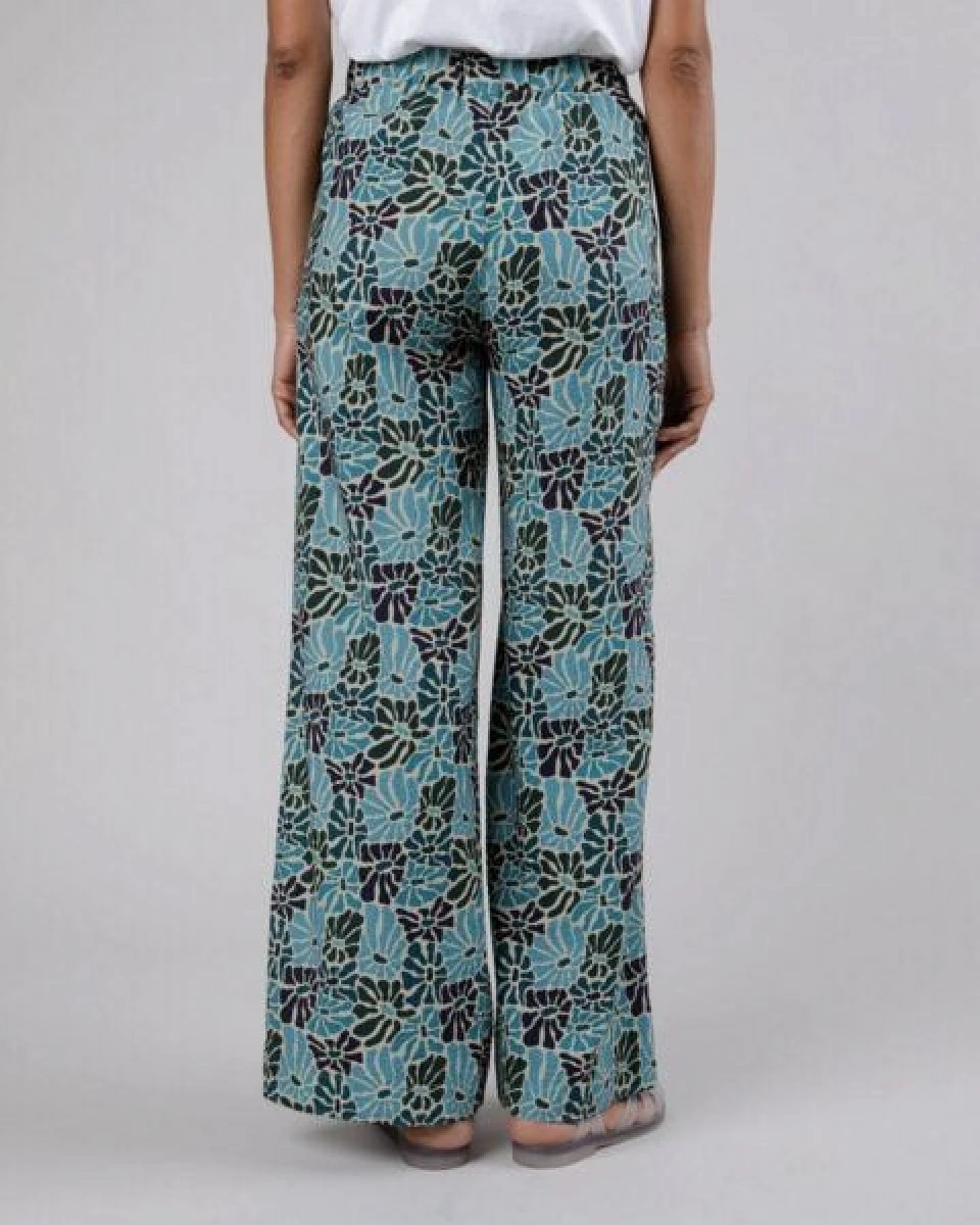 Brava Fabrics Spring Wide Leg Hose Blau – Ansicht 4