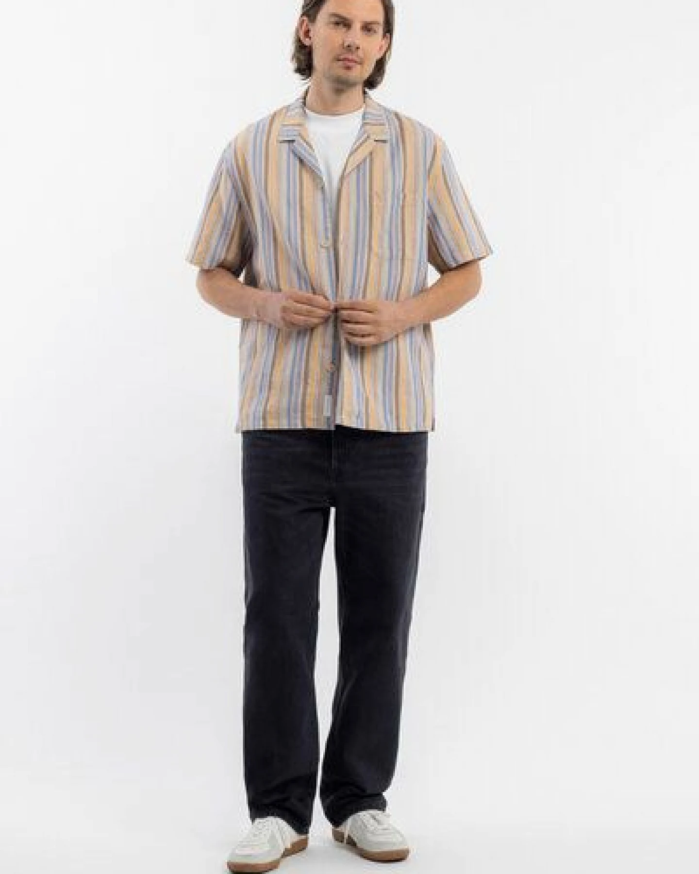 Rotholz Bowling Shirt Leinen Mix – Ansicht 3