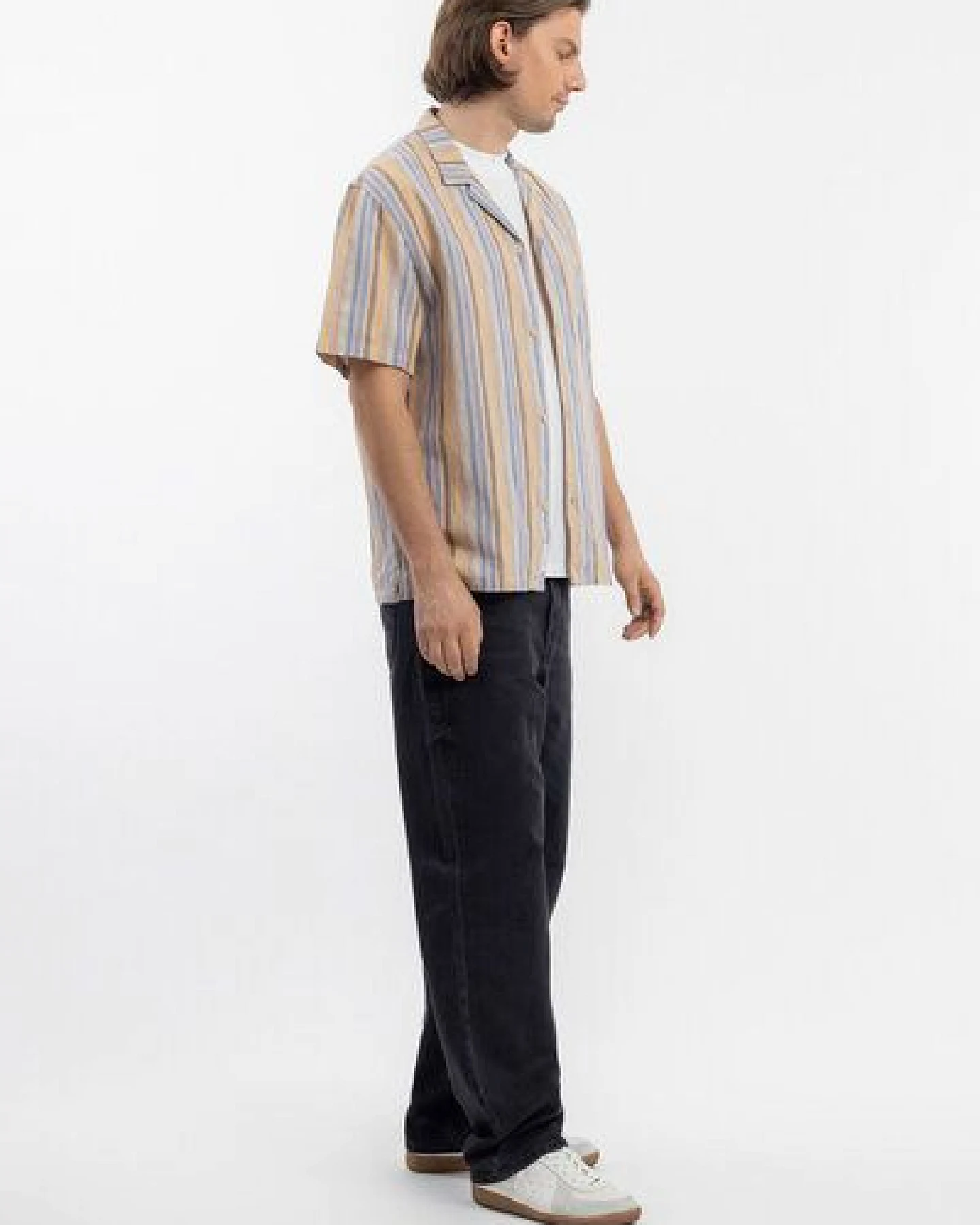 Rotholz Bowling Shirt Leinen Mix – Ansicht 4