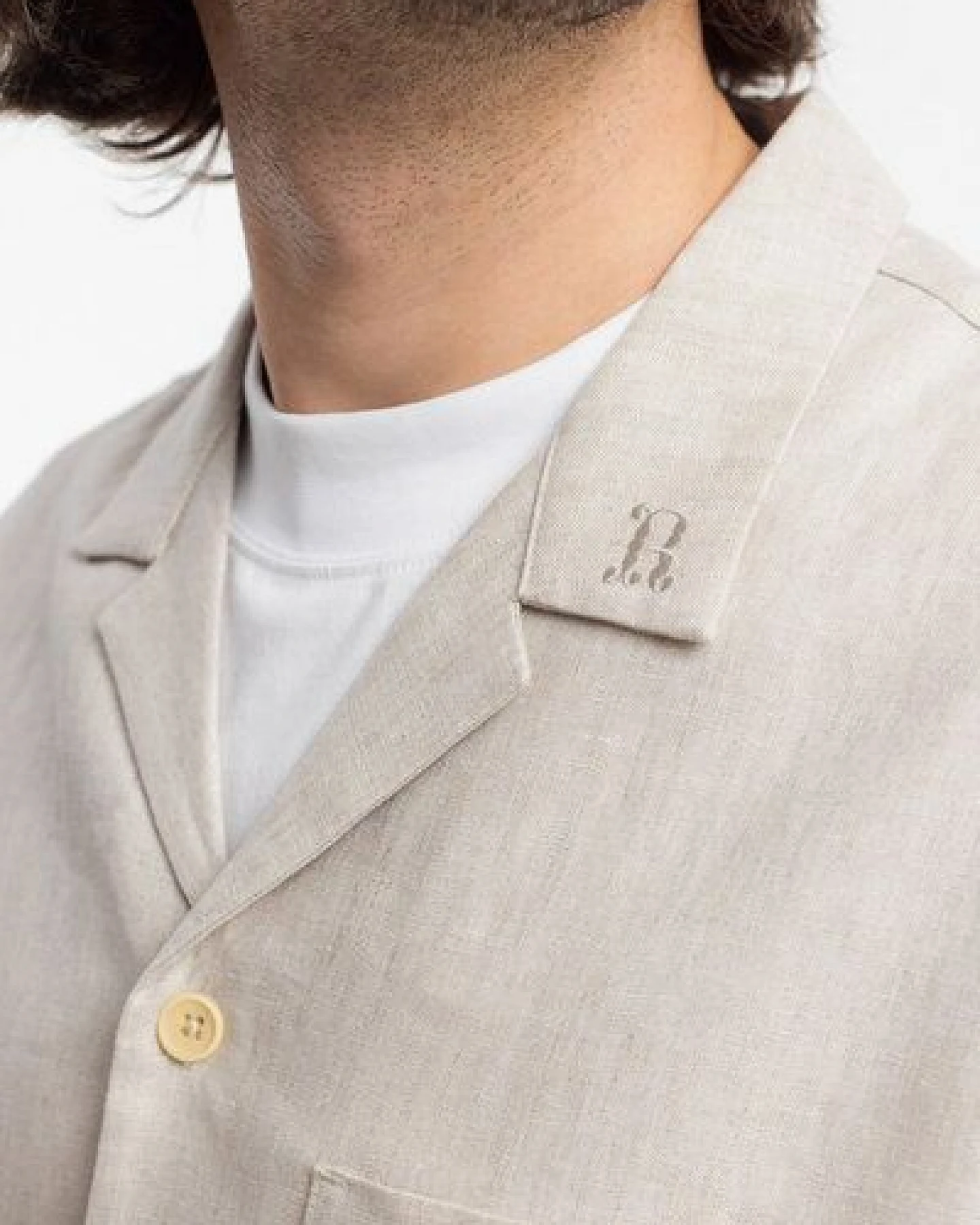 Rotholz Bowling Shirt Leinen Mix – Ansicht 2