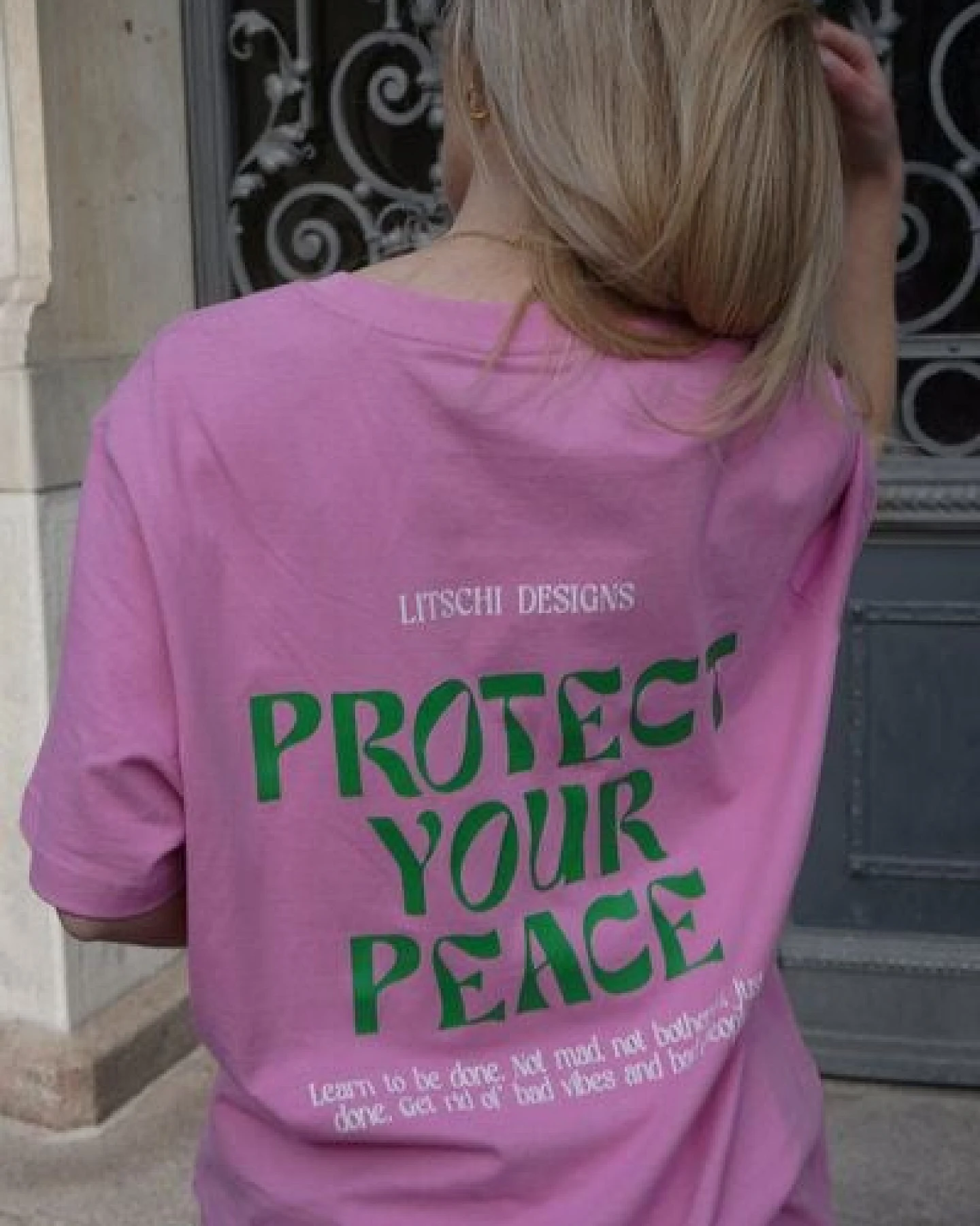 LITSCHI DESIGNS PEACE SHIRT – Ansicht 4