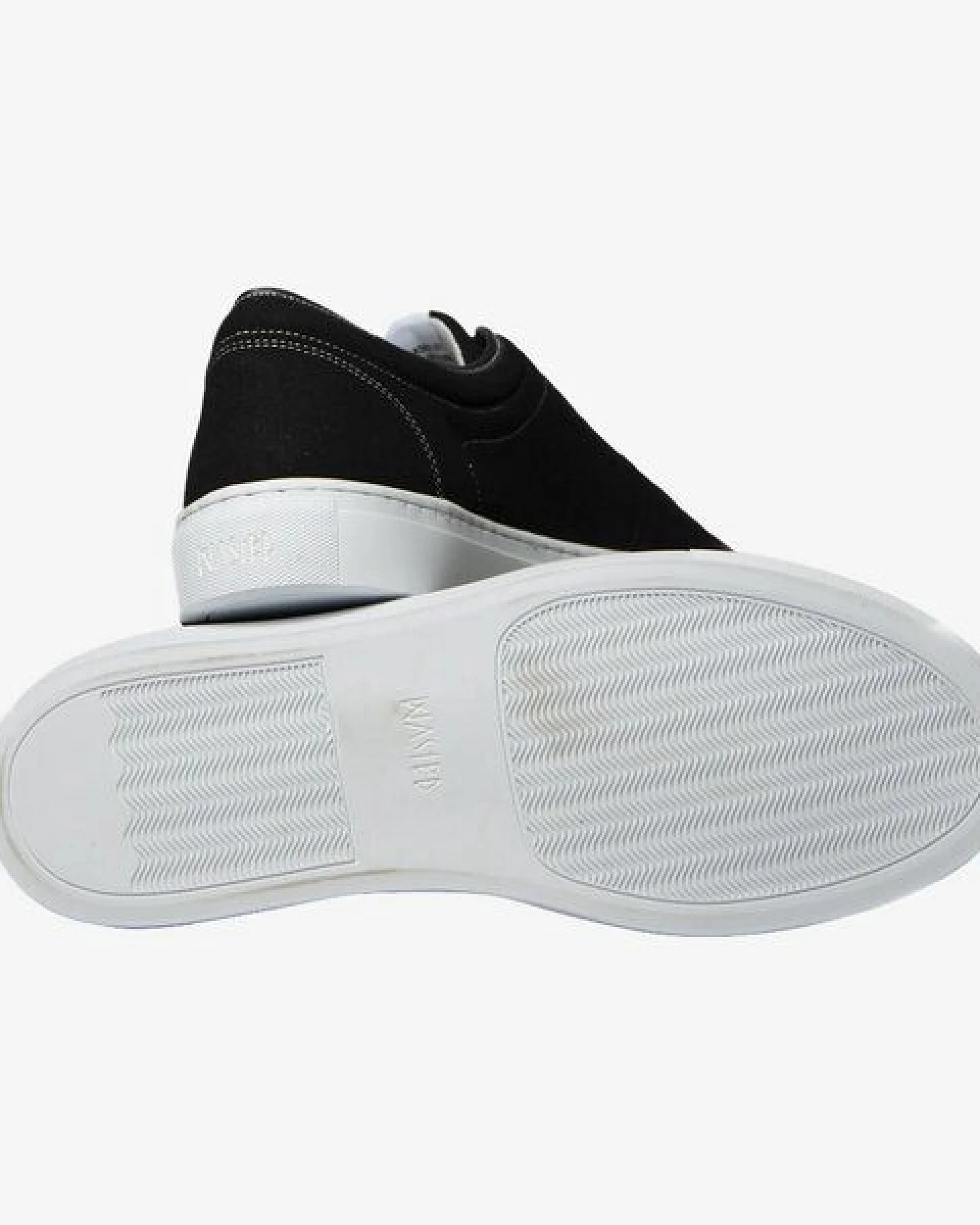 WASTED SHOES veganer Sneaker "Encinitas" schwarz mit weißer Sohle – Ansicht 2