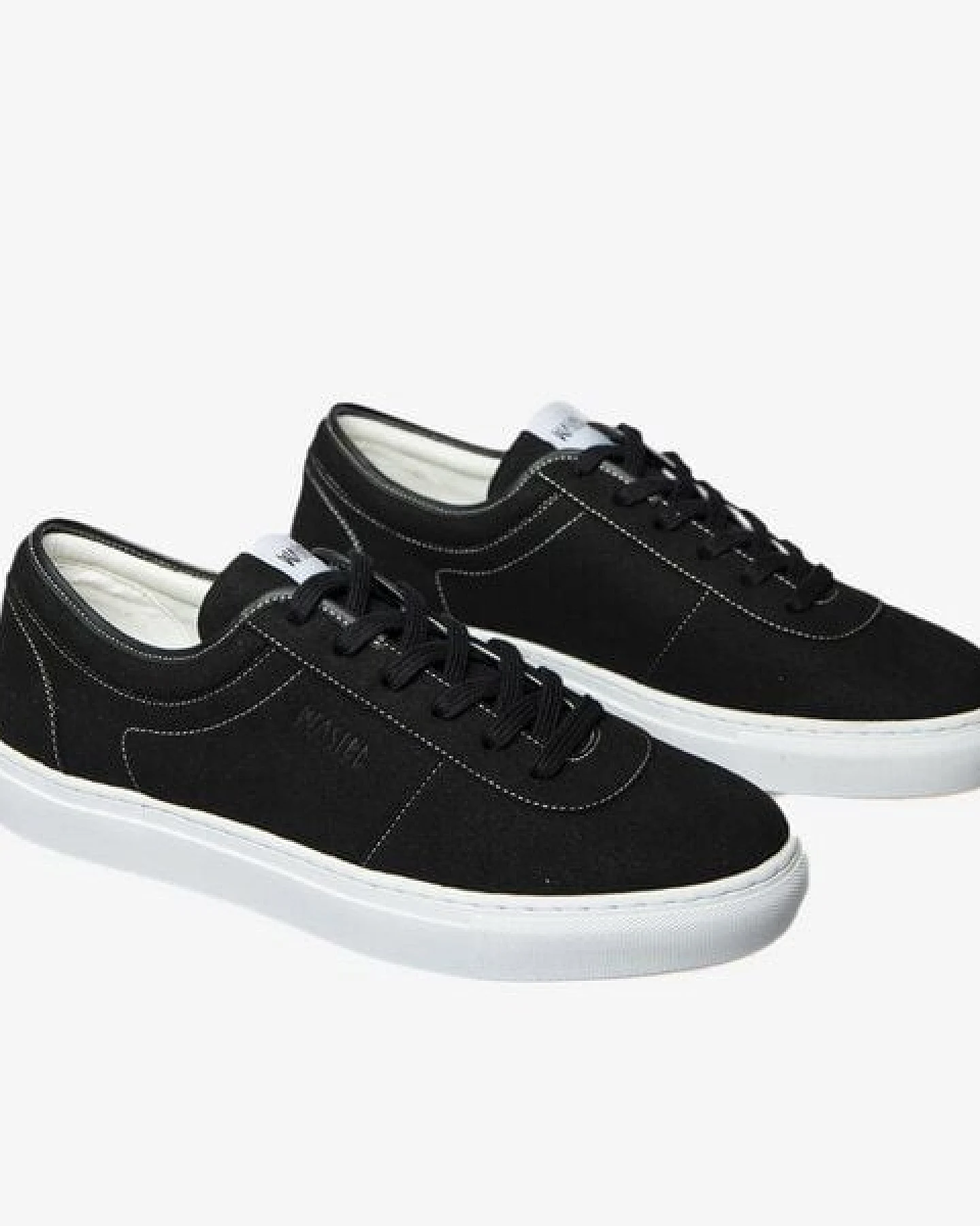 WASTED SHOES veganer Sneaker "Encinitas" schwarz mit weißer Sohle – Ansicht 4