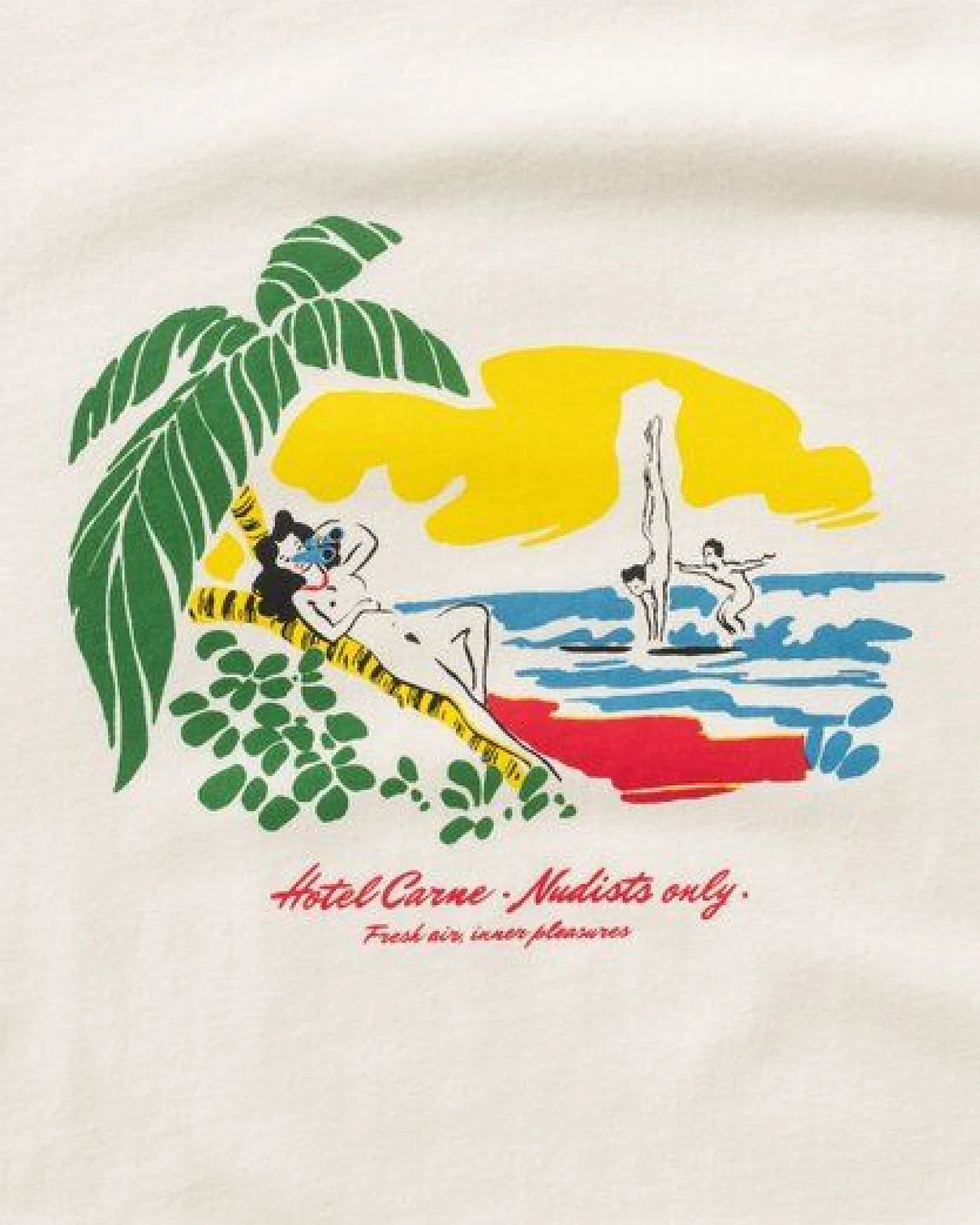 CARNE BOLLENTE T-Shirt - Nudist Only aus biologisch angebauter Baumwolle – Ansicht 3