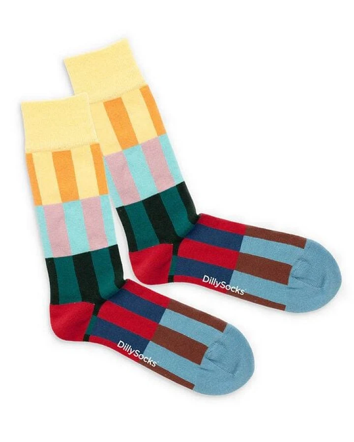DillySocks Socken Beach Chairs aus Biobaumwoll-Mix