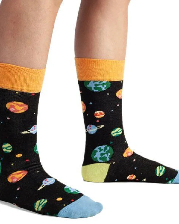 DillySocks Socken Outer Space aus Biobaumwoll-Mix