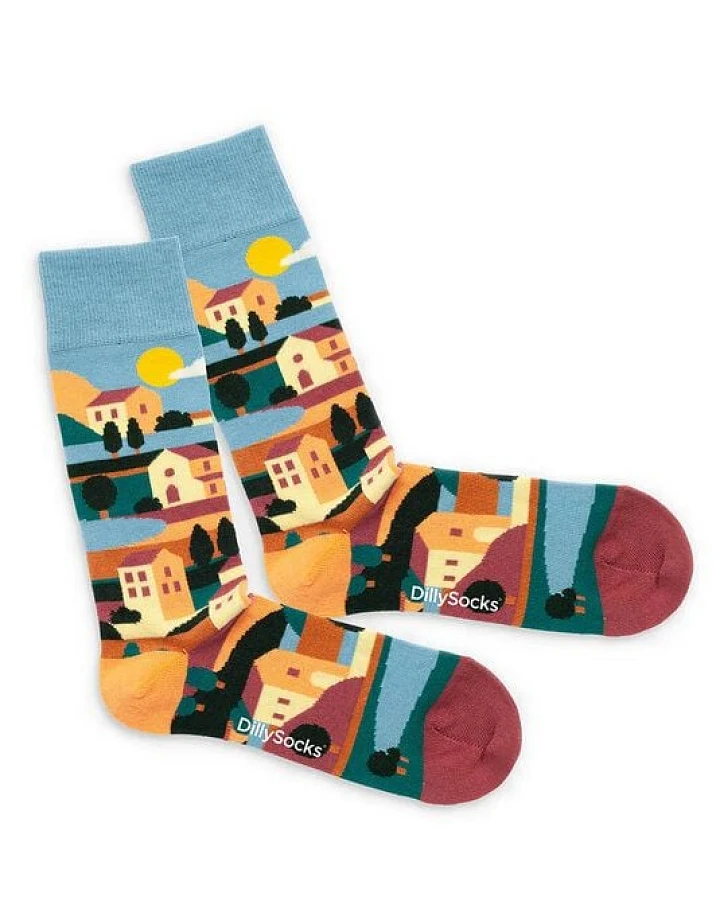 DillySocks Socken Southern Living aus Biobaumwoll-Mix