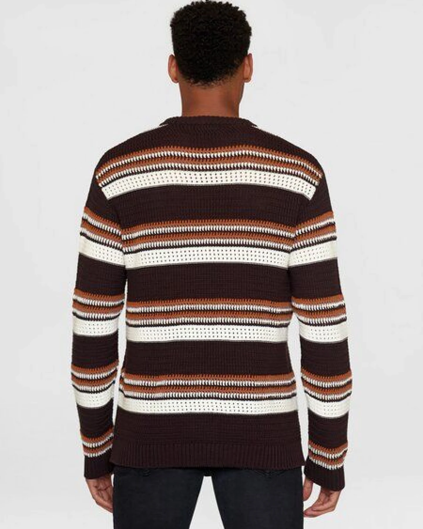 KnowledgeCotton Apparel Sommerlicher Strickpullover HANDCRAFTED STRIPED aus Bio-Baumwolle – Ansicht 2
