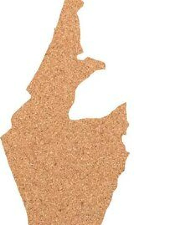 Kork-Deko Israel als Pinnwand aus Kork XXL ca. 80x50 cm