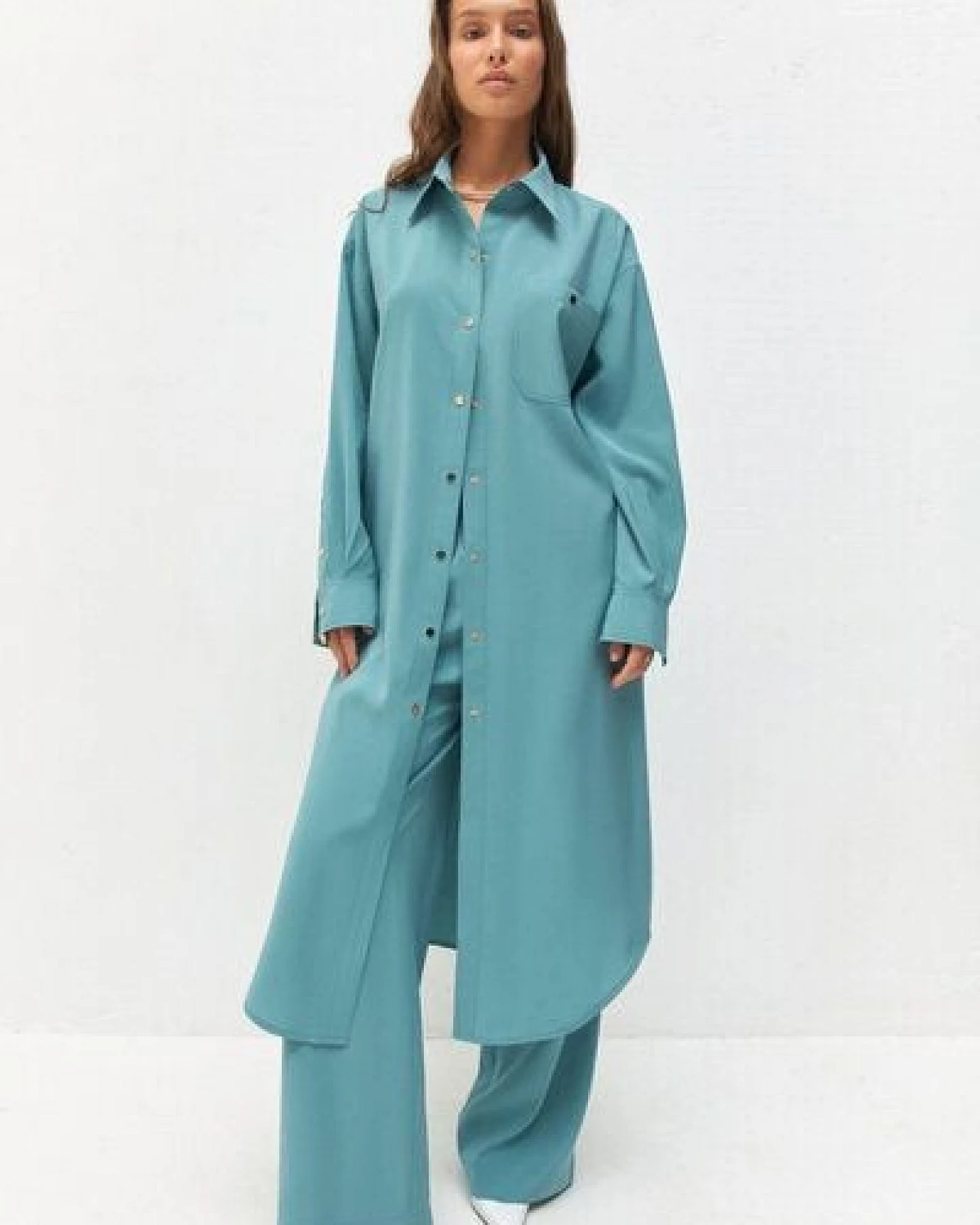 IVA RYCH Overseize Hemdkleid-Set I Deadstock – Ansicht 4