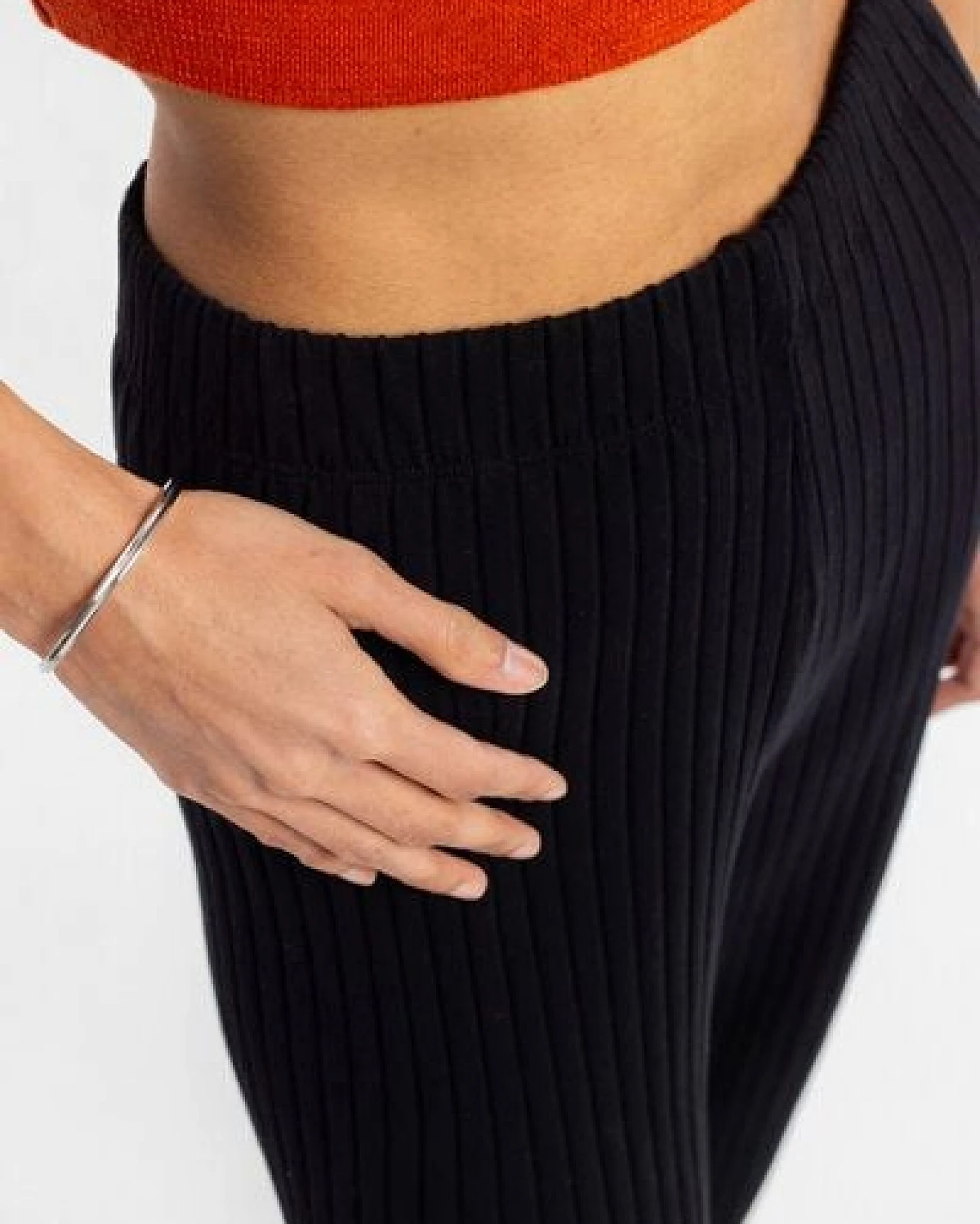 Rotholz Gerippte Hose Bio Baumwolle – Ansicht 4