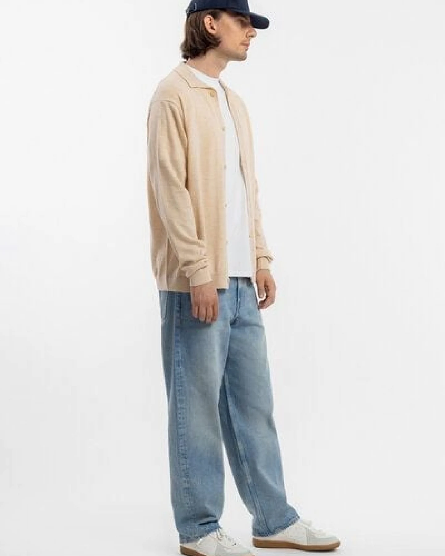 Rotholz Strick Shirt Merinowolle – Ansicht 3