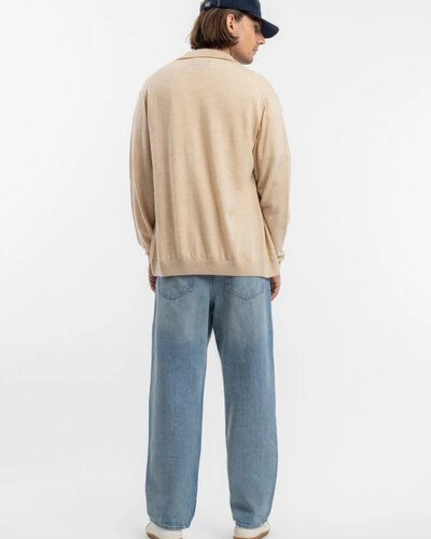 Rotholz Strick Shirt Merinowolle – Ansicht 4