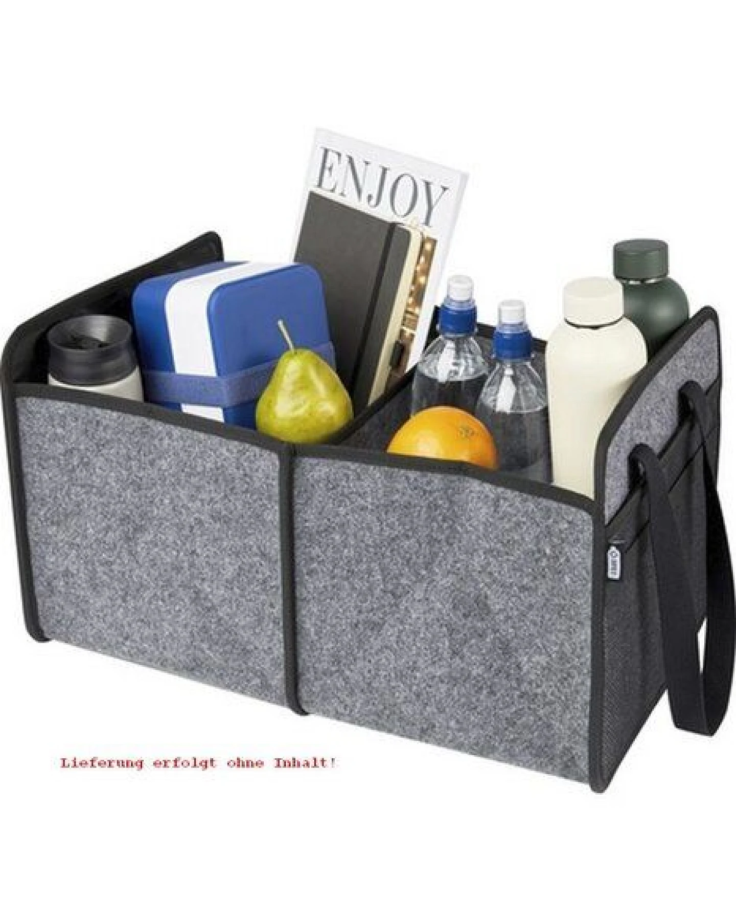 Halfar Kofferraumtasche Kofferraum Organizer Autotasche Auto Klett Box Recycelt RPET – Ansicht 2