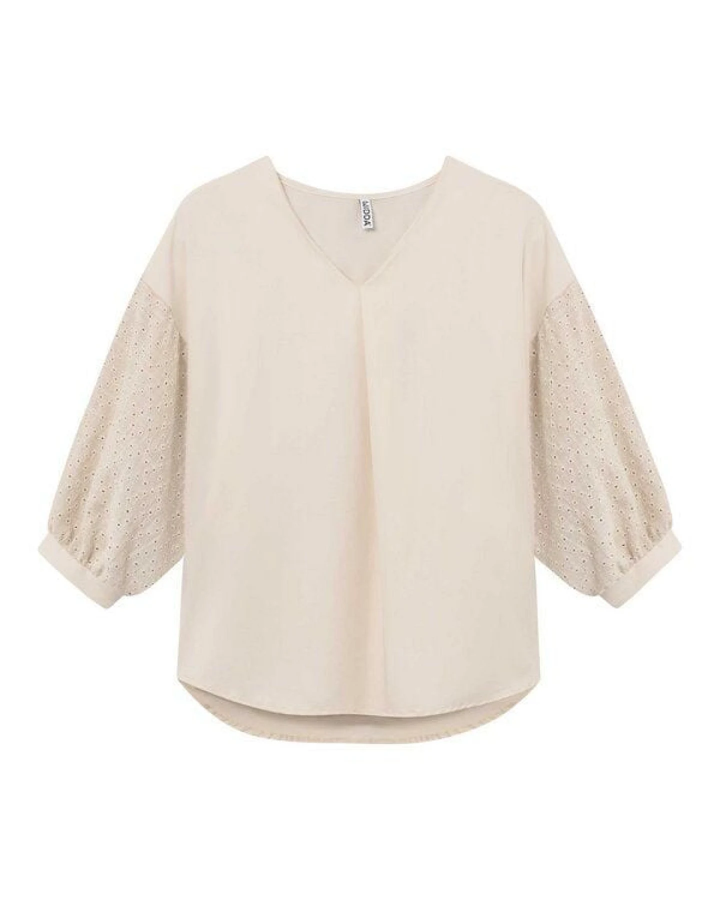 WiDDA berlin Statementbluse MAVA natur aus TENCEL® und Leinen – Ansicht 4