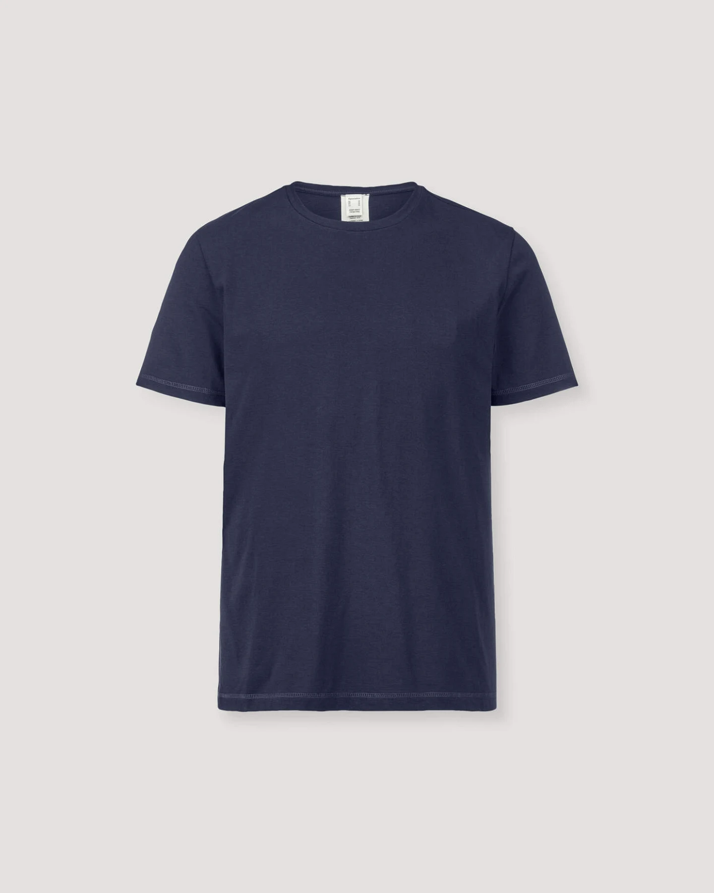 hessnatur Herren T-Shirt PURE COTTON aus Bio-Baumwolle - blau - Größe 52 – Ansicht 4