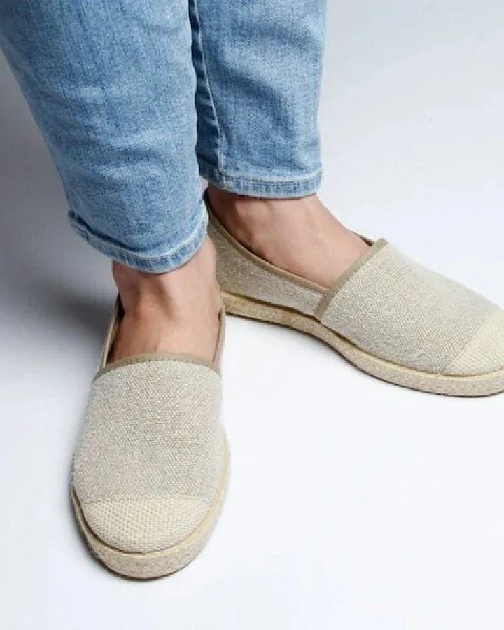 Grand Step Shoes Vegane Slipper aus Hanf Modell: Evita