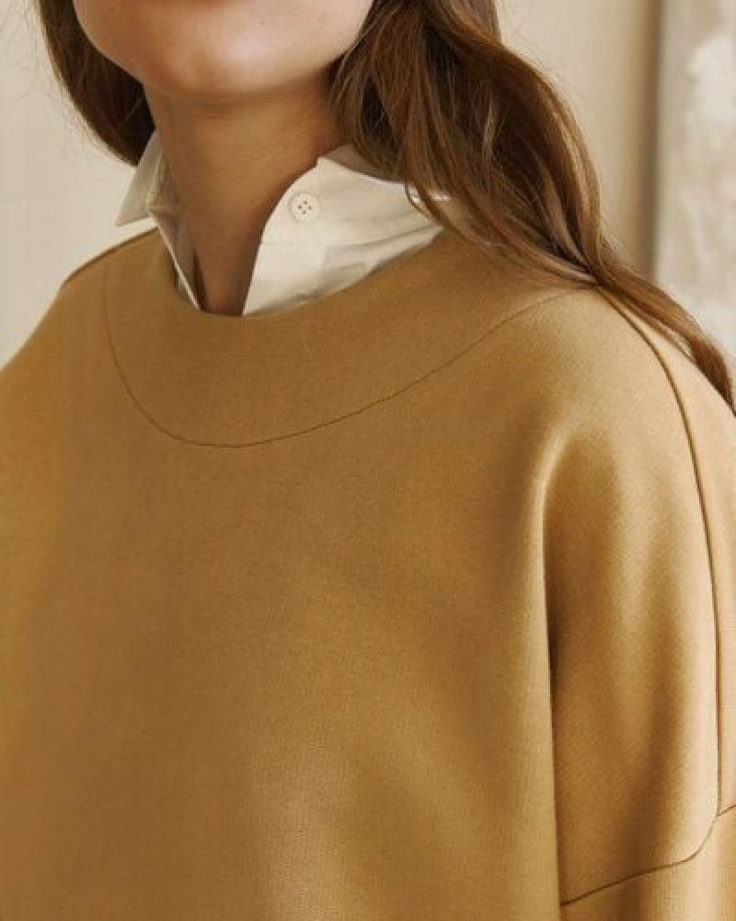 IVA RYCH Oversize Sweatshirt Camel I Deadstock – Ansicht 3