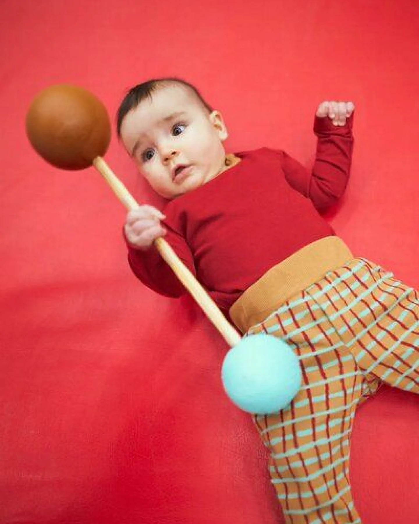 Body in kirschrot von baba Kidswear – Ansicht 2
