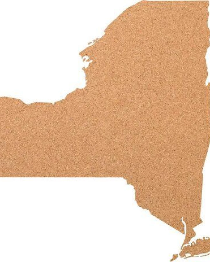 Kork-Deko New York als Pinnwand aus Kork XXL ca. 80x50 cm