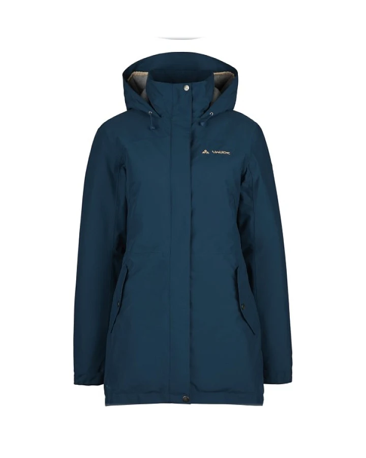 Vaude - Women's Pellice Wool - Parka Gr 34 blau