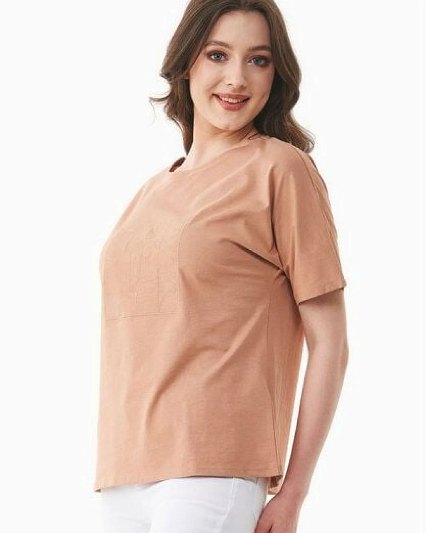 ORGANICATION T-Shirt aus Bio-Baumwolle mit Stickerei – Ansicht 4