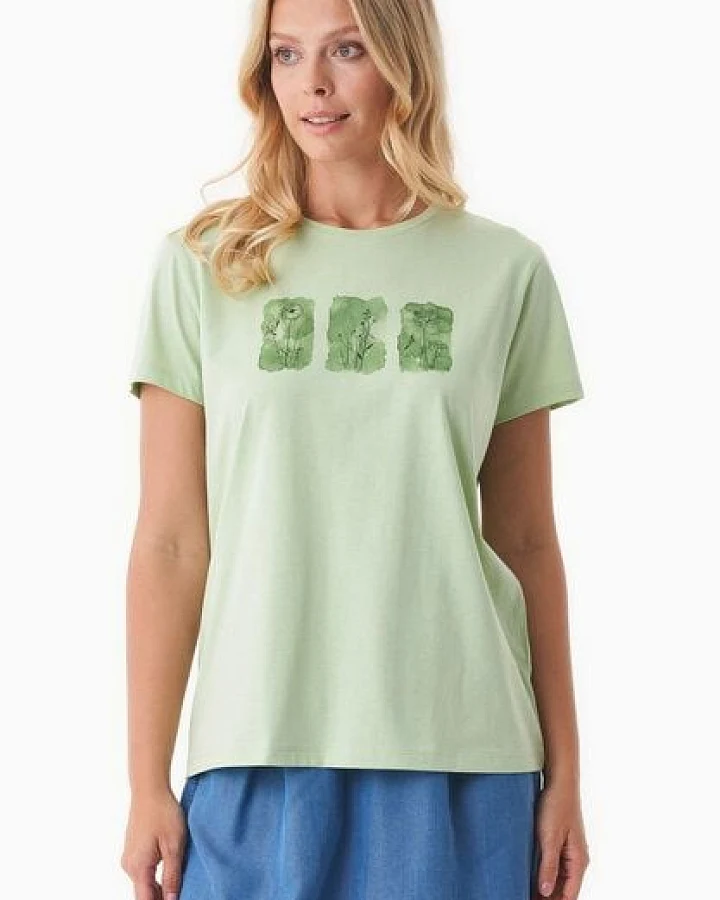 ORGANICATION T-Shirt aus Bio-Baumwolle mit Print