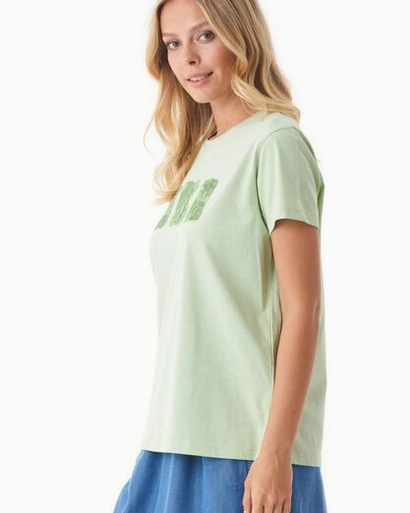 ORGANICATION T-Shirt aus Bio-Baumwolle mit Print – Ansicht 4