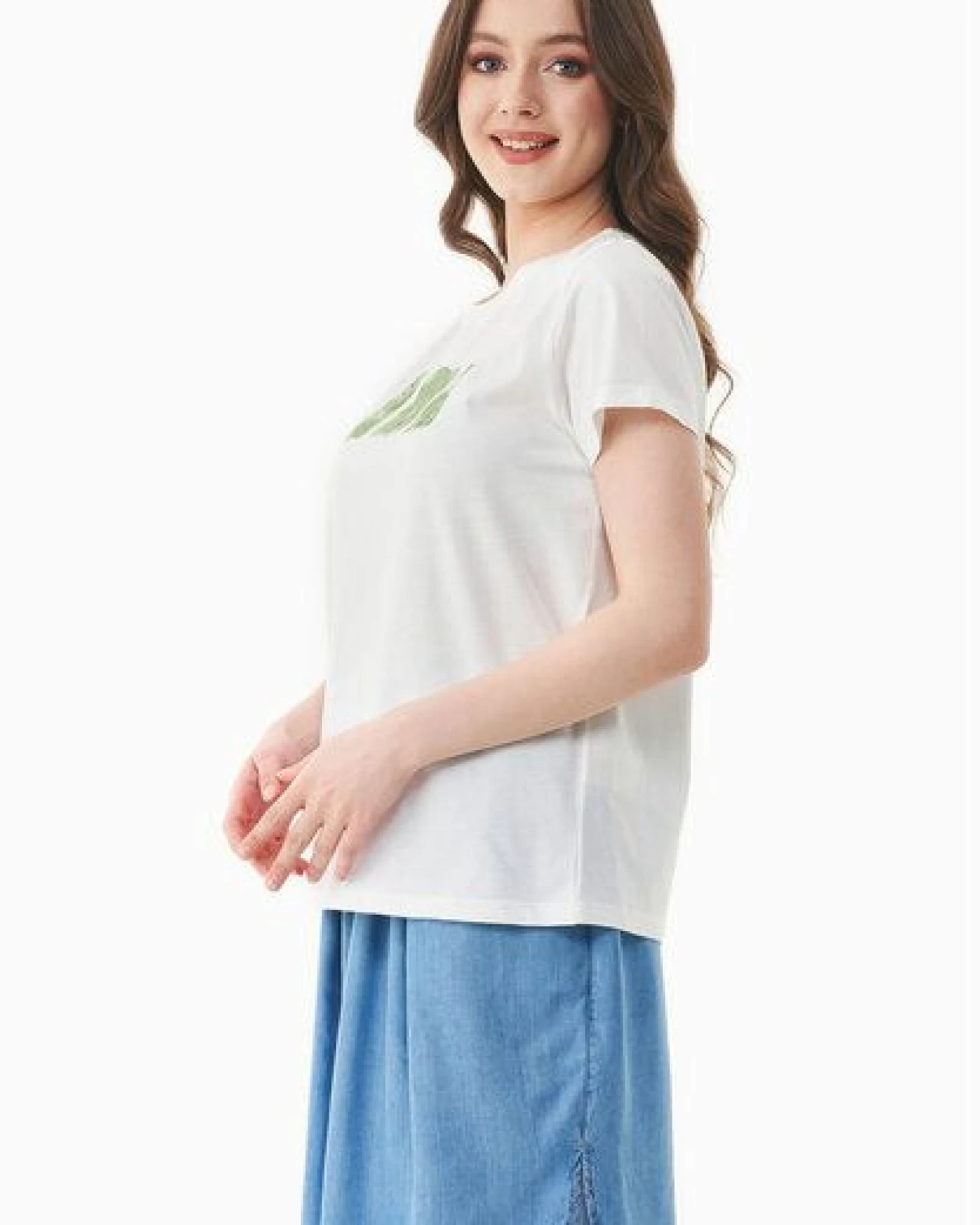 ORGANICATION T-Shirt aus Bio-Baumwolle mit Print – Ansicht 4