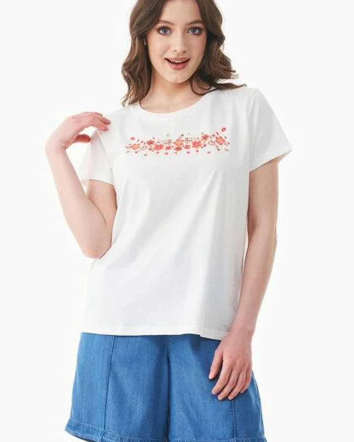 ORGANICATION T-Shirt aus Bio-Baumwolle mit Print