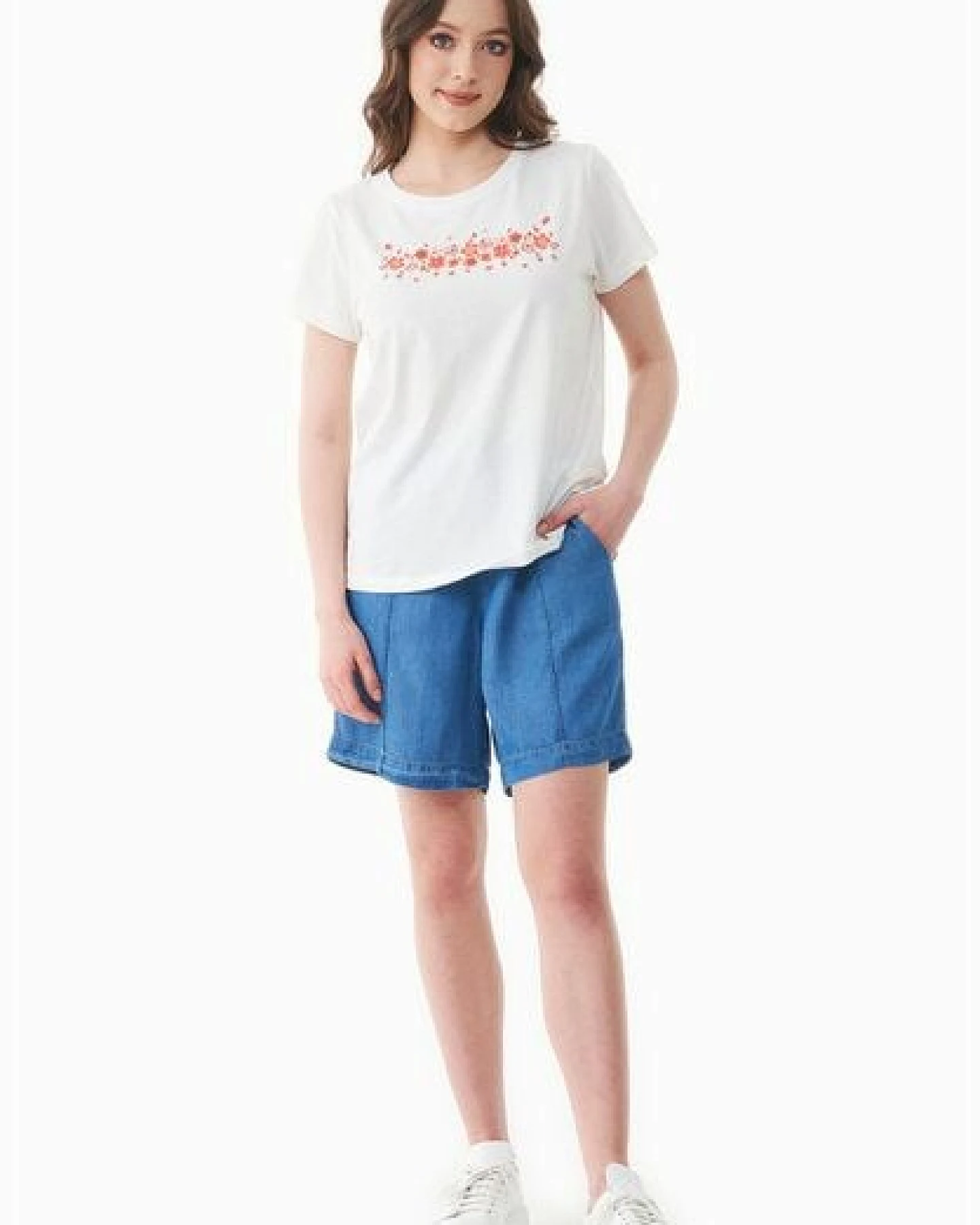 ORGANICATION T-Shirt aus Bio-Baumwolle mit Print – Ansicht 3