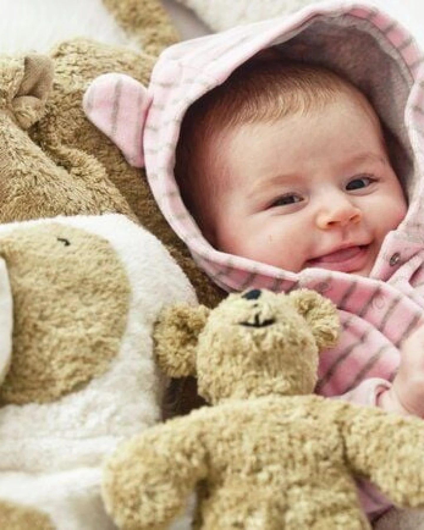 Senger Naturwelt Tierpuppen Baby Bär, beige, braun oder weiß für die Kleinsten zum Liebhaben – Ansicht 3