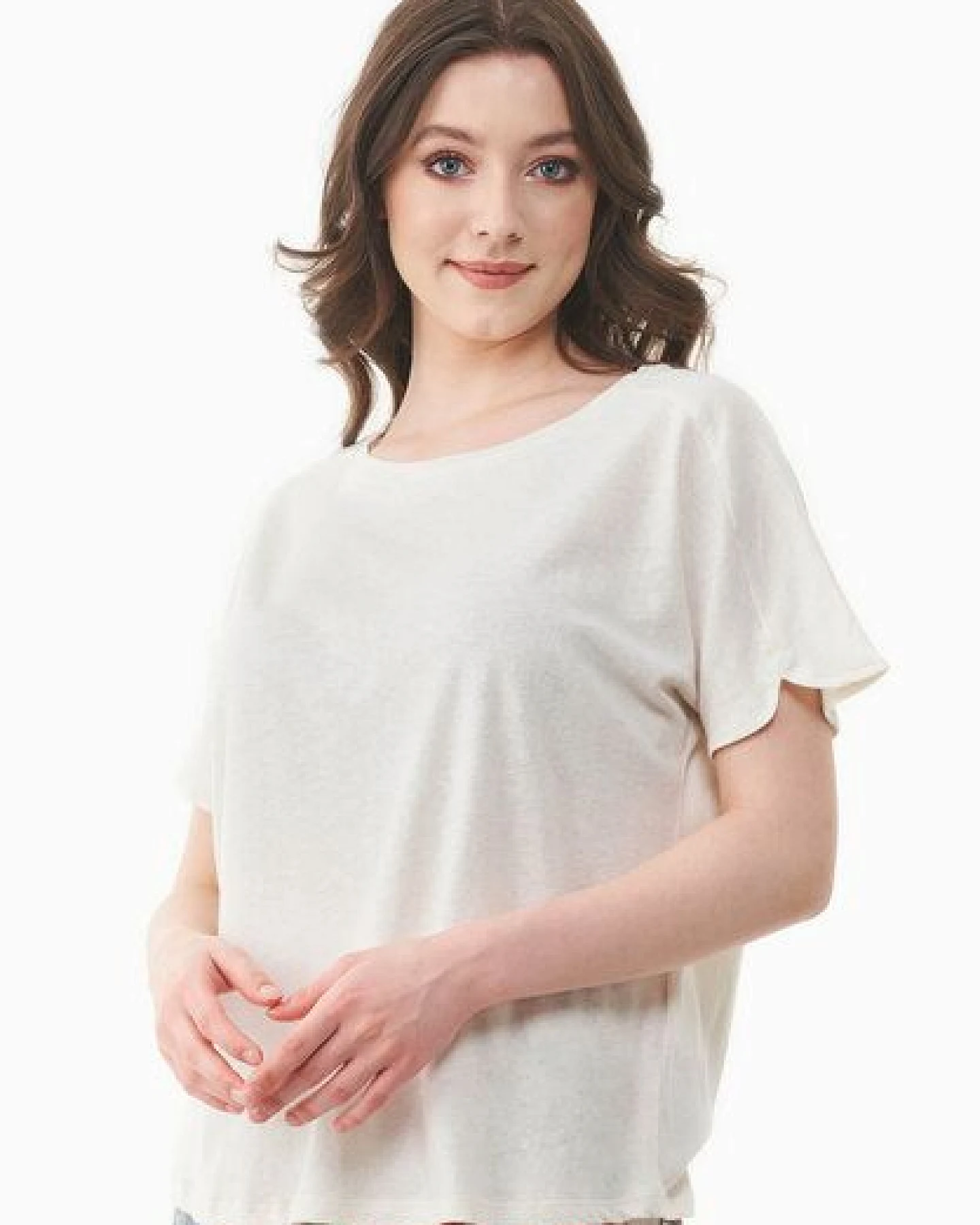 ORGANICATION T-Shirt aus Bio-Baumwolle und Leinen – Ansicht 4