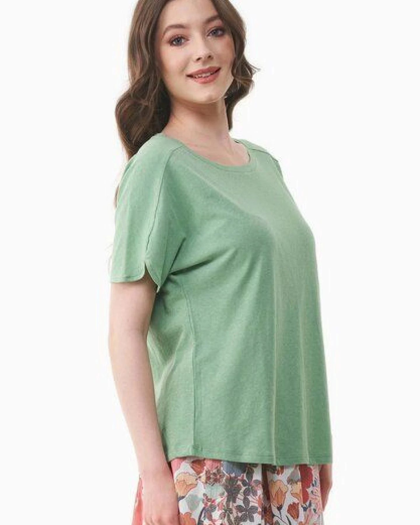 ORGANICATION T-Shirt aus Bio-Baumwolle und Leinen – Ansicht 3