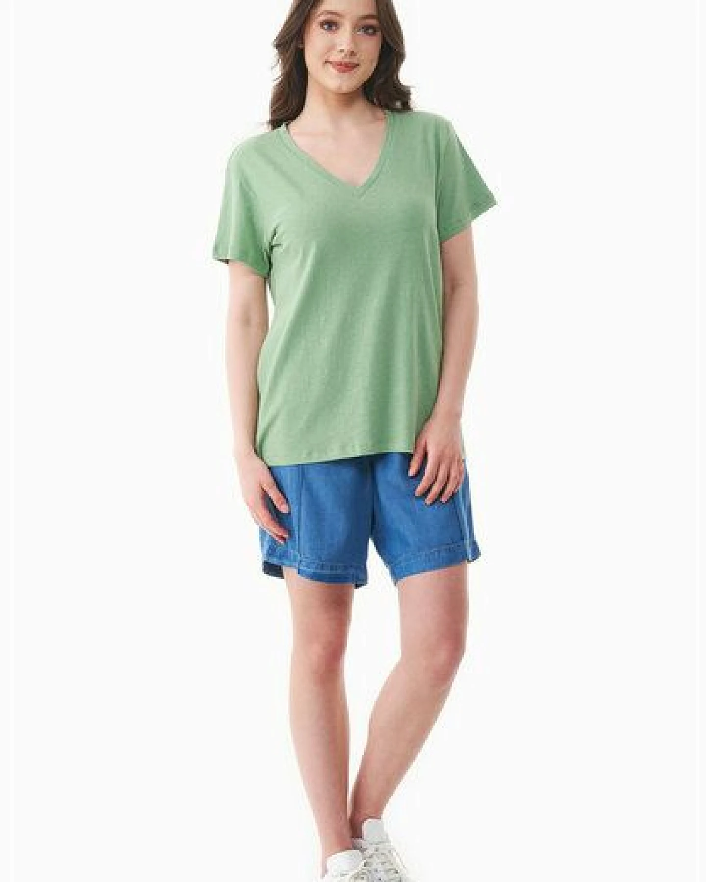 ORGANICATION T-Shirt aus Bio-Baumwolle und Leinen – Ansicht 2