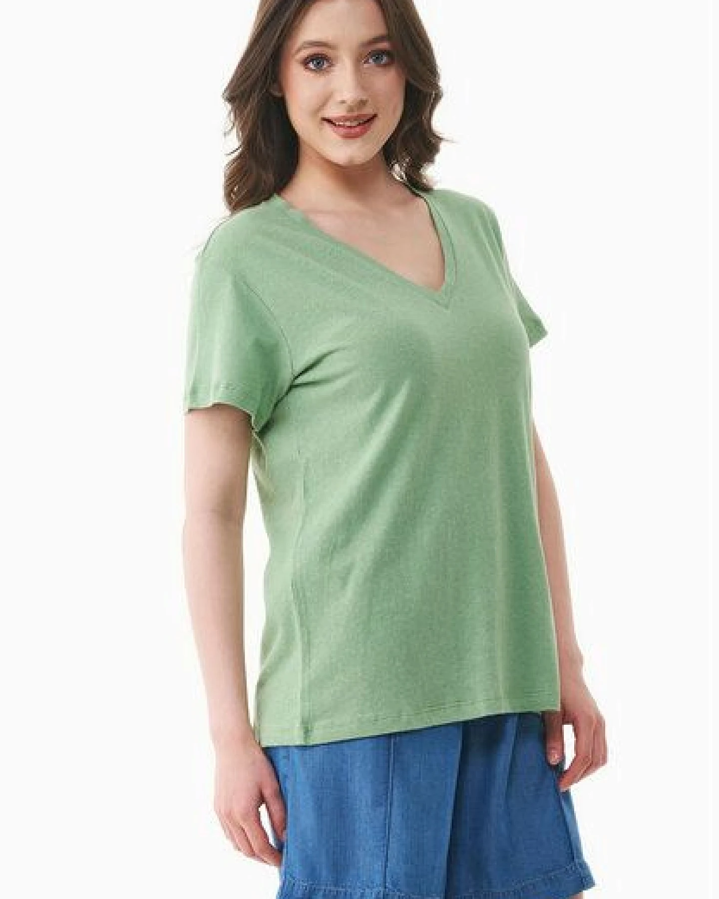 ORGANICATION T-Shirt aus Bio-Baumwolle und Leinen – Ansicht 3
