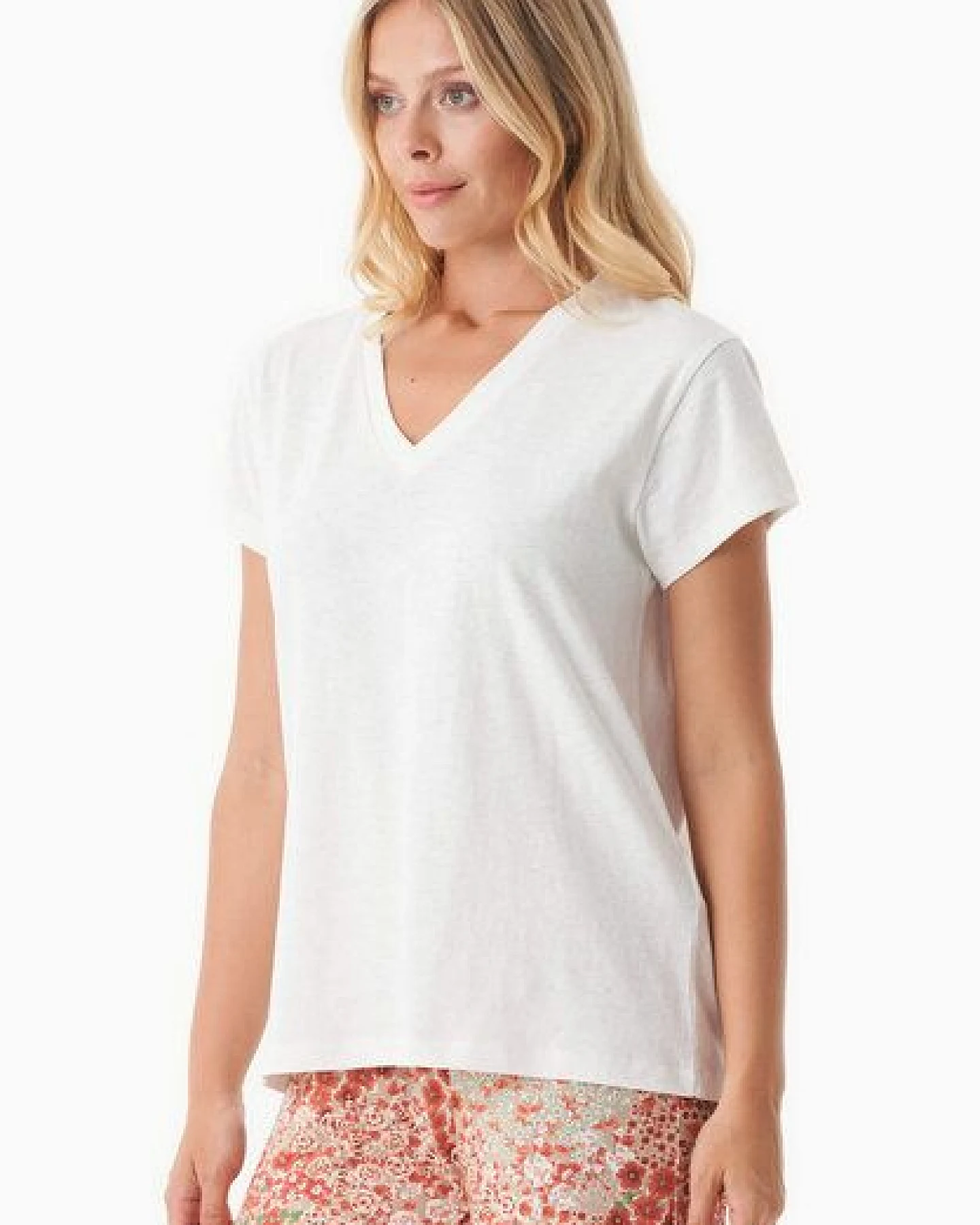 ORGANICATION T-Shirt aus Bio-Baumwolle und Leinen – Ansicht 4