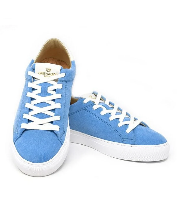 Greenwood Berlin GWB Sneaker Unisex eve Suede hellblau