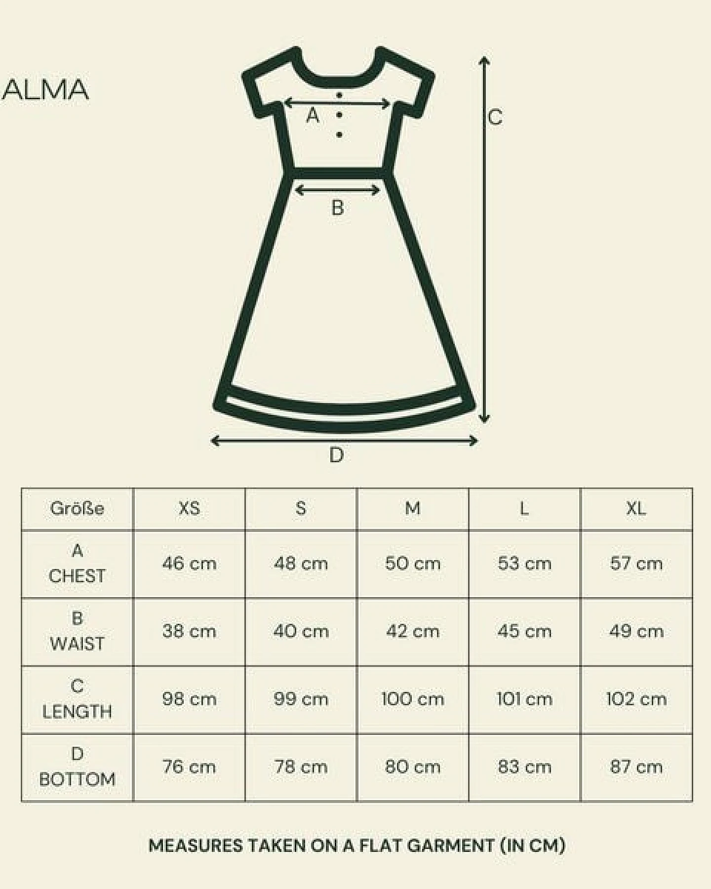 NORDLICHT Damen Musselin Kleid aus 100% Bio-Baumwolle ALMA – Ansicht 4
