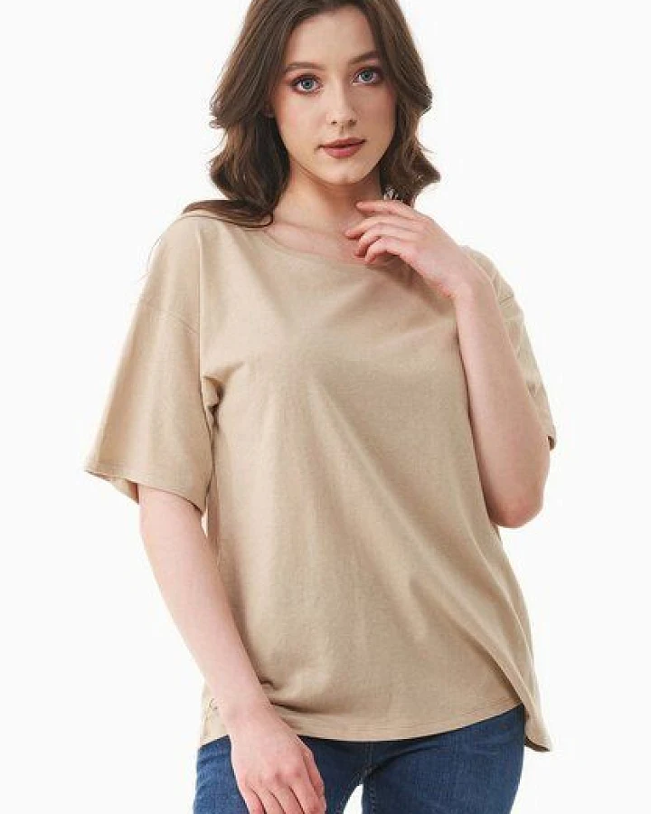 ORGANICATION T-Shirt aus Bio-Baumwolle und Leinen