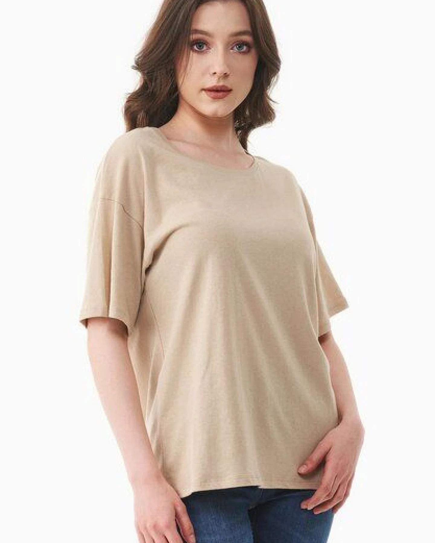 ORGANICATION T-Shirt aus Bio-Baumwolle und Leinen – Ansicht 3