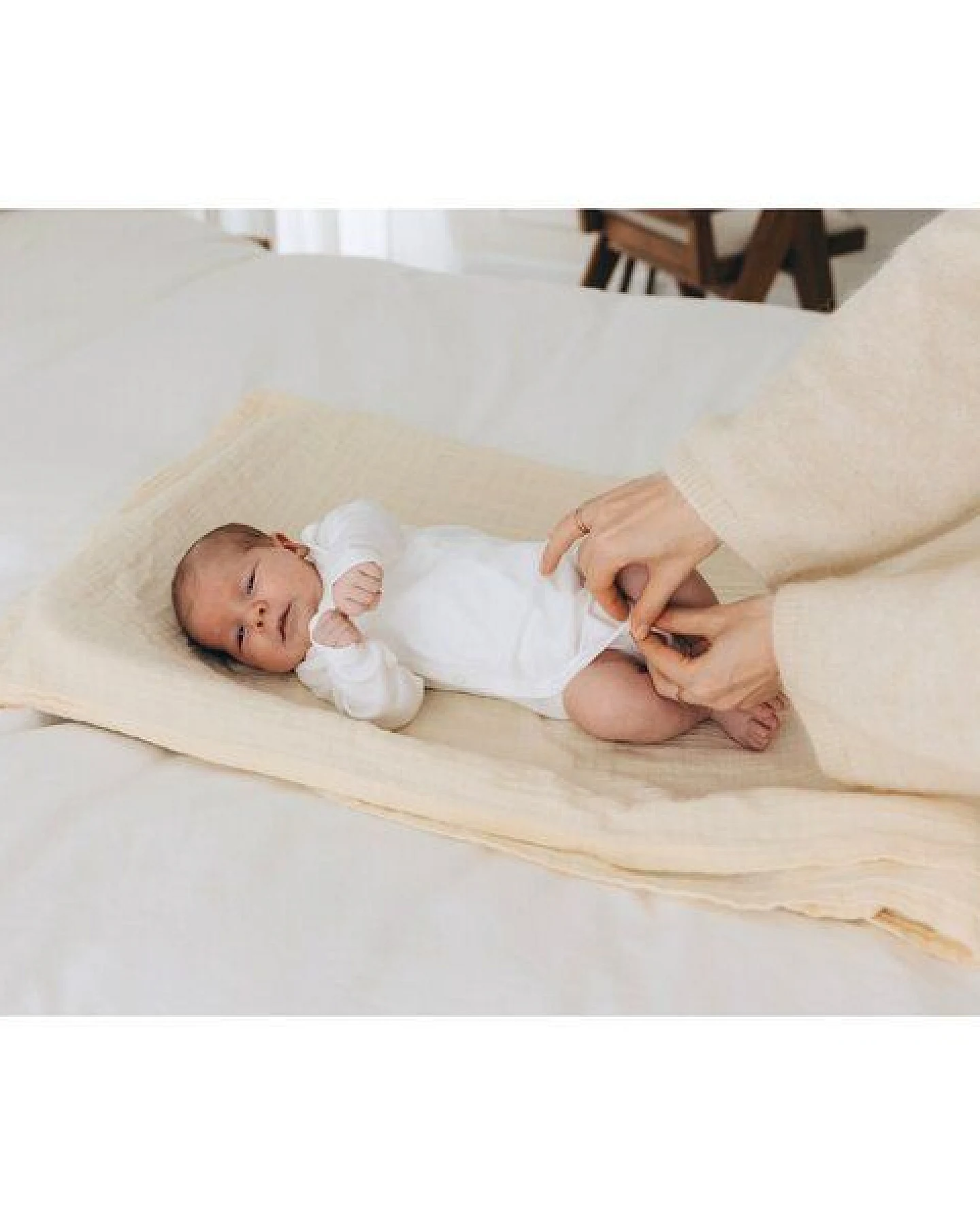 furora BABY Baby Mulltücher Stoffwindeln Sets (Bio-Musselin: super soft) 120x120cm – Ansicht 3