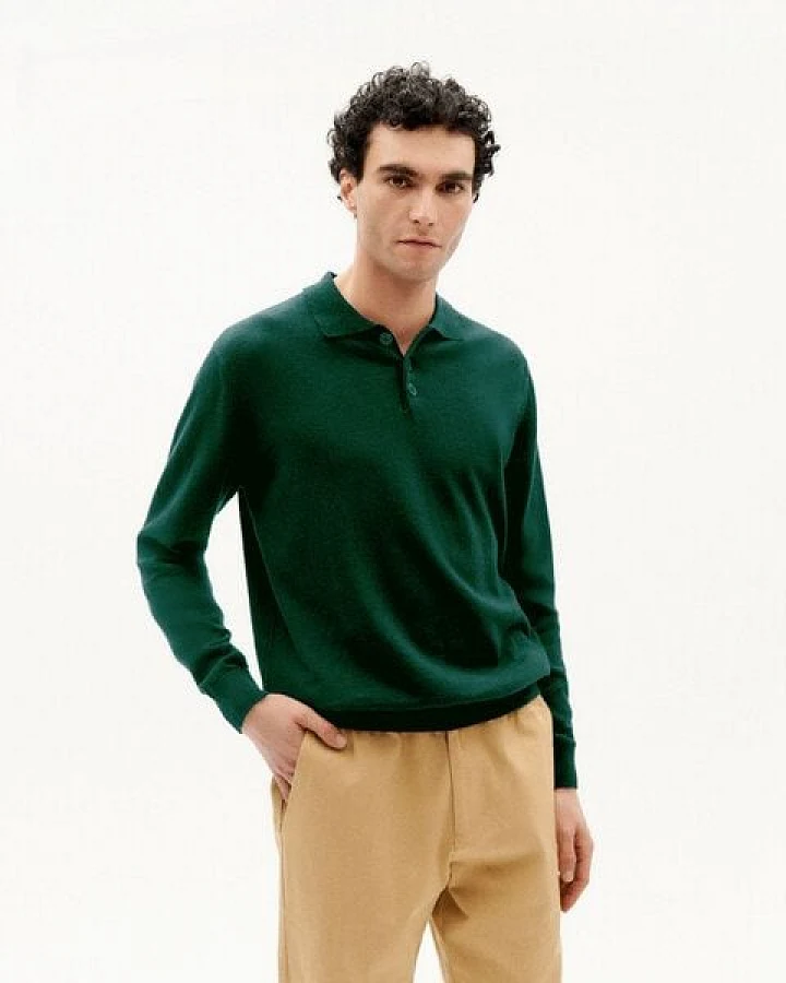 thinking mu Polo-Strickpullover POL mit Kaschmir
