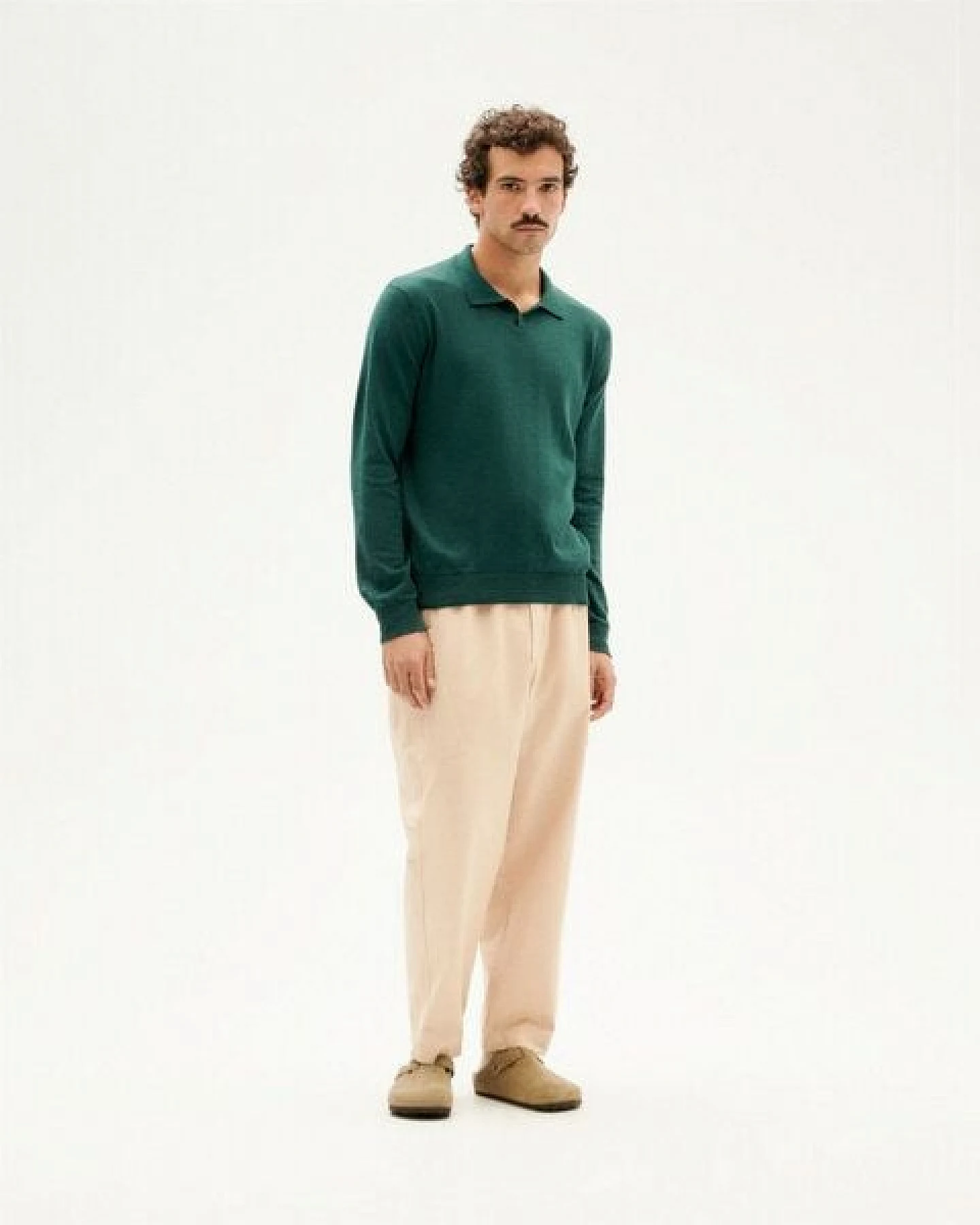 thinking mu Polo-Strickpullover POL mit Kaschmir – Ansicht 4