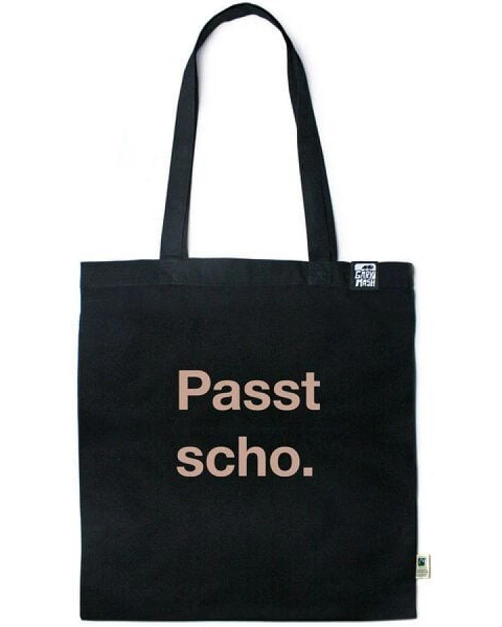 GARY MASH Baumwolltasche Passt scho.