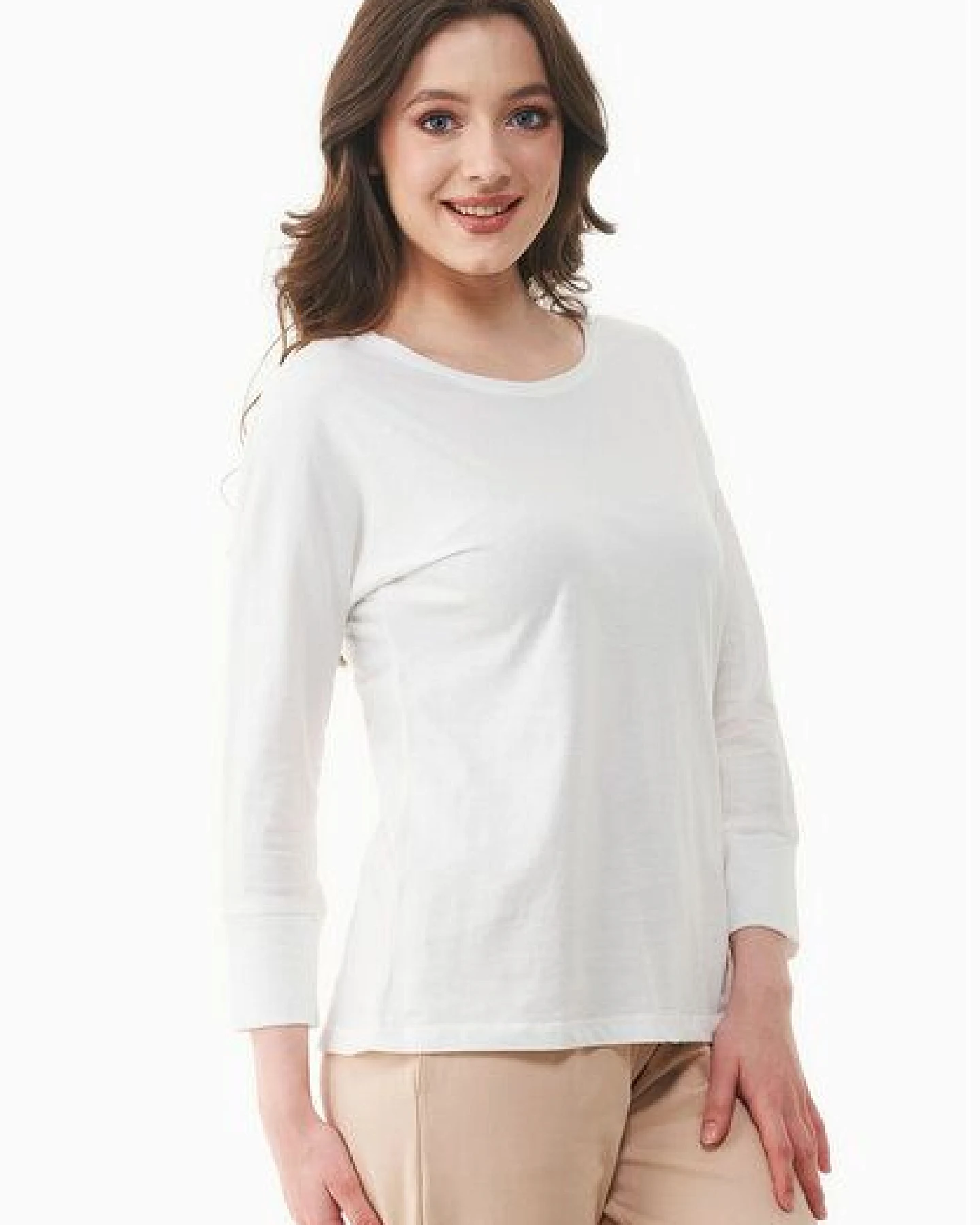 ORGANICATION 3/4-Arm-Shirt aus TENCEL Modal und Bio-Baumwolle – Ansicht 3